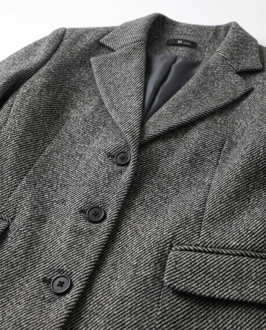 Women's Tailored Wool Blend Fitted Blazer