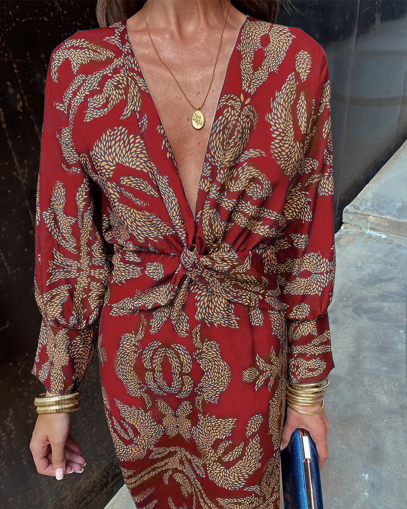 Glamour evening dress styled look