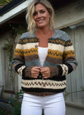 Soft knit cardigan front view