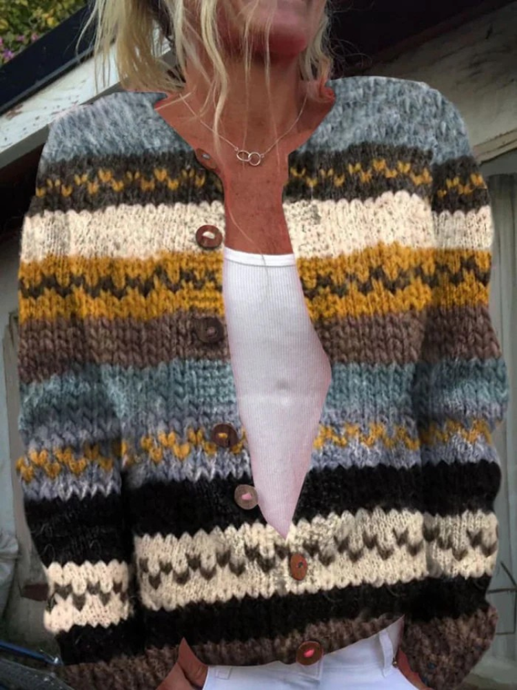 Soft knit cardigan styling detail