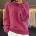 Knitted jumper front view