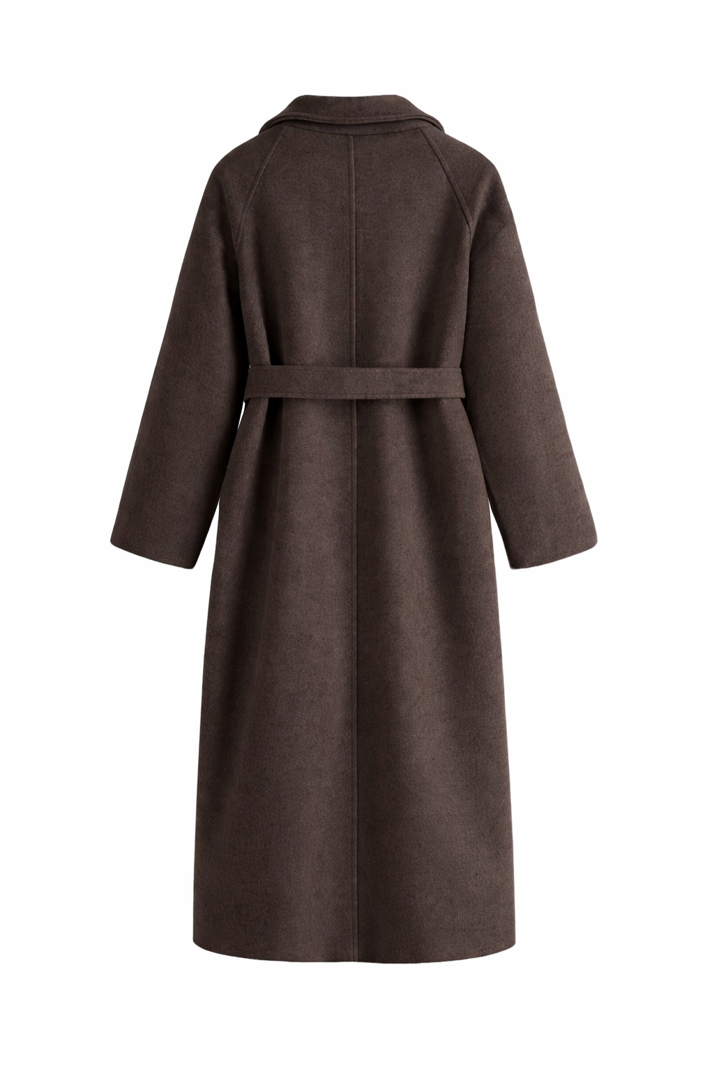 Belted coat with notch lapel detail