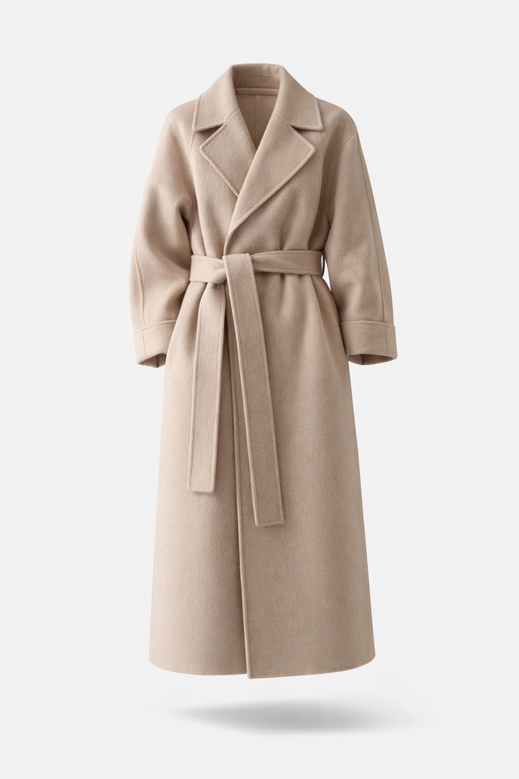 Long coat side pocket detail