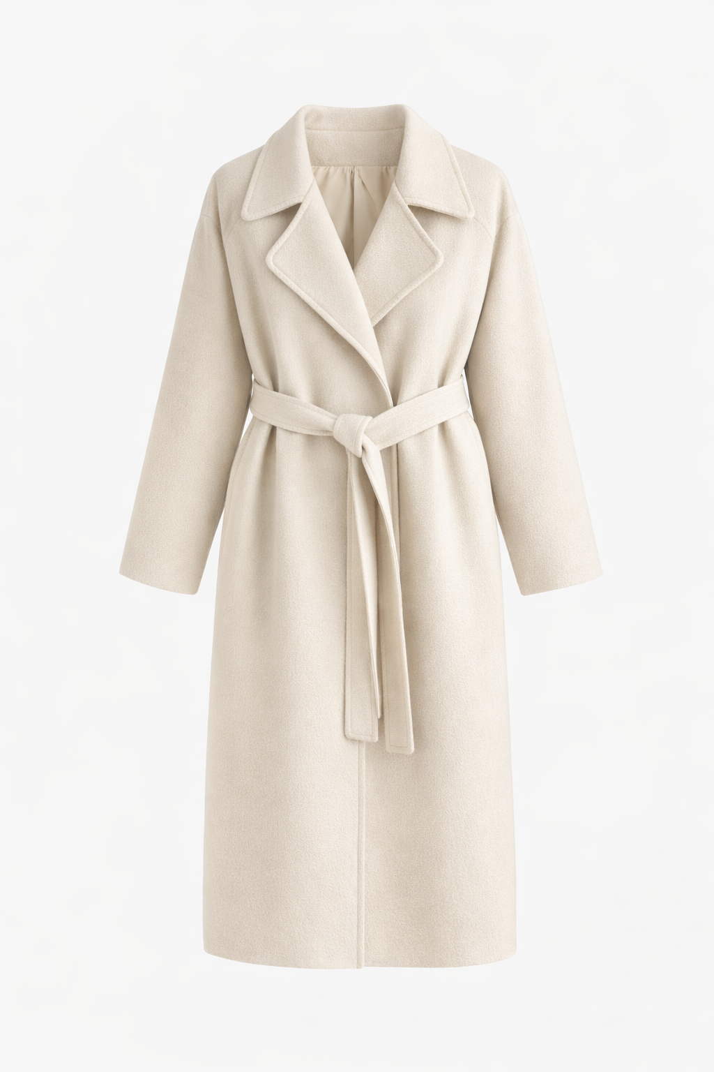 Long coat back view