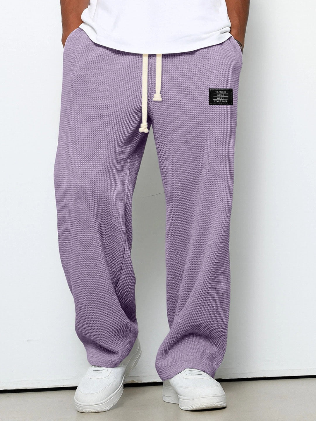 Men's trousers colour options display