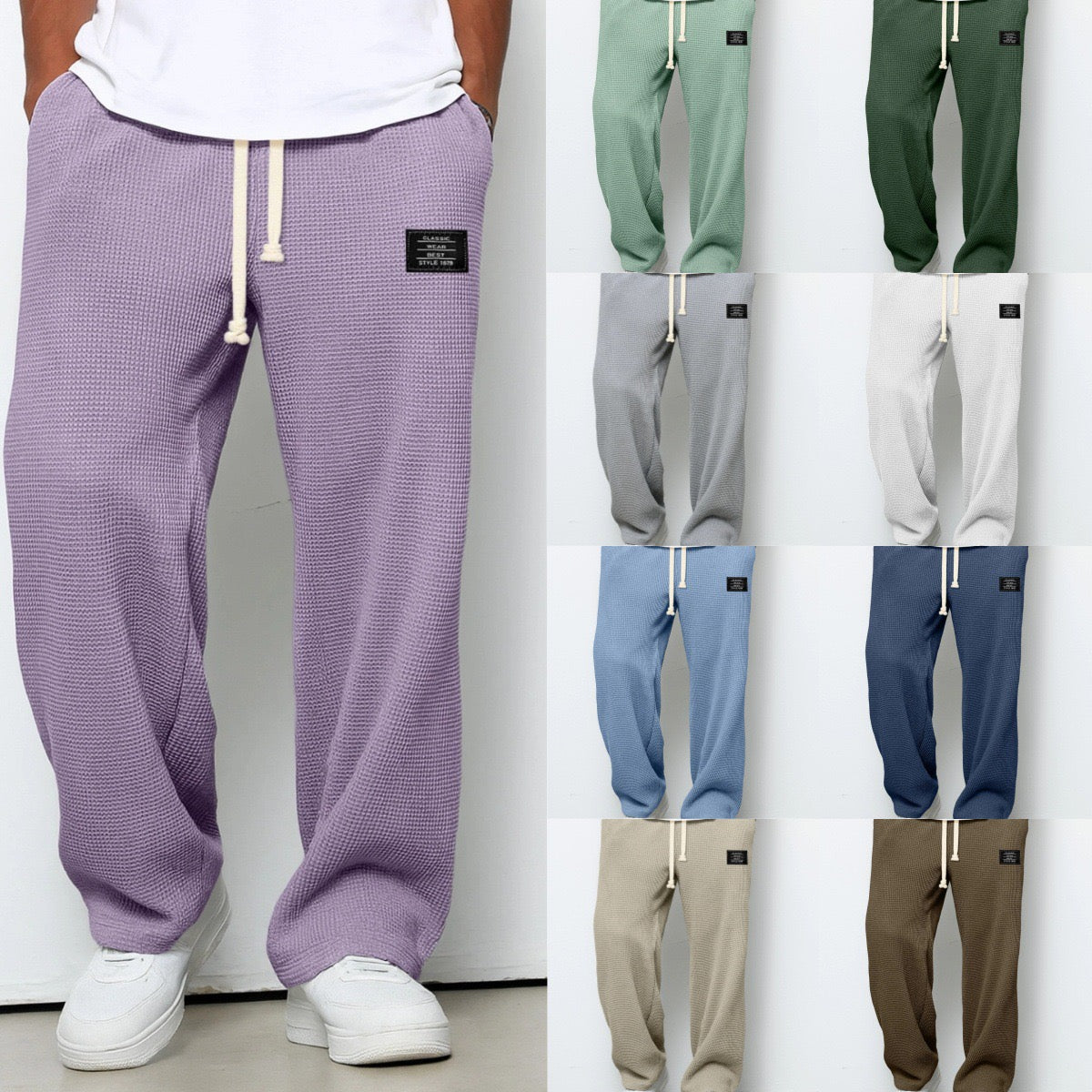 Men's trousers styled outfit view