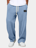 Men's trousers adjustable drawstring waist detail