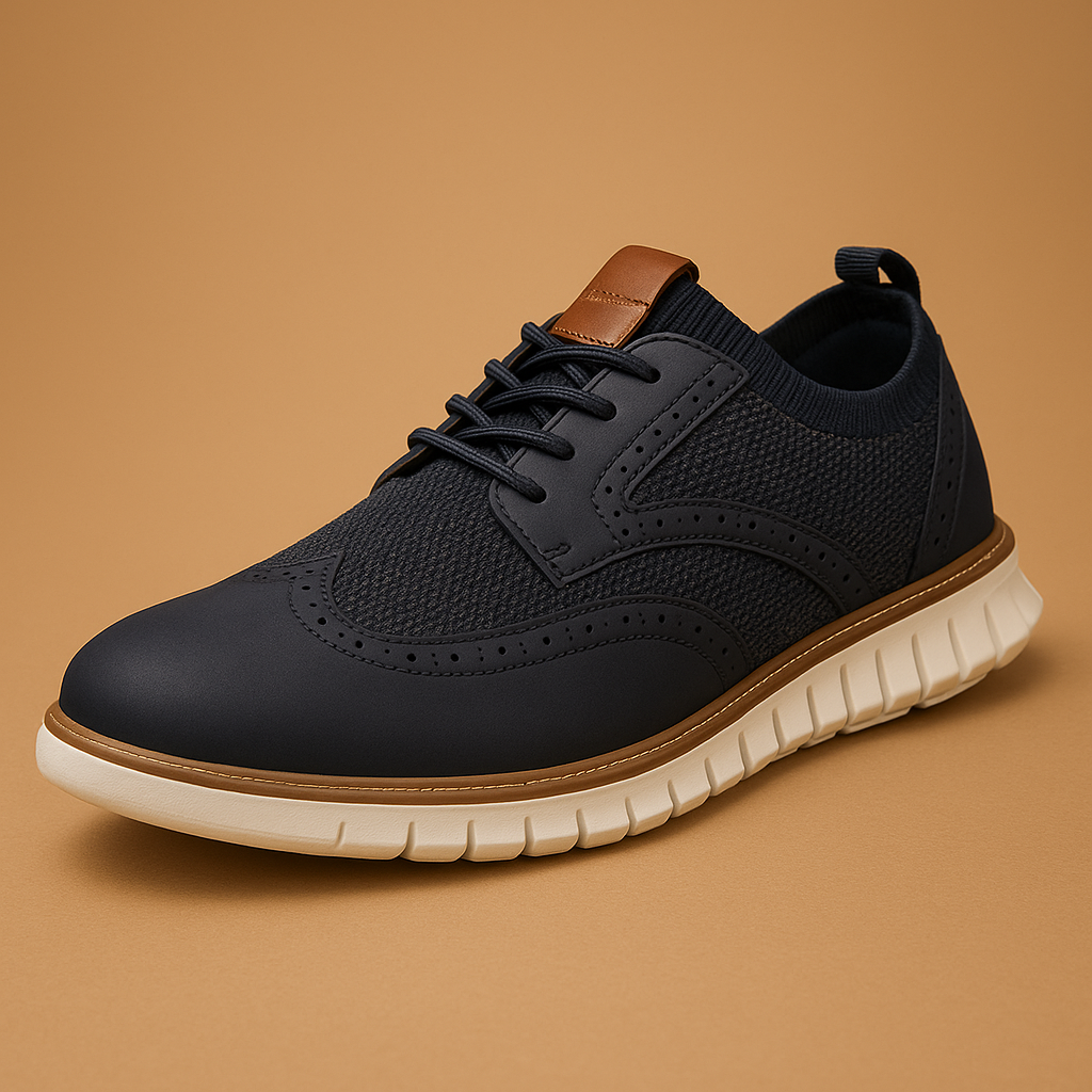 Brogue detail shoe front view