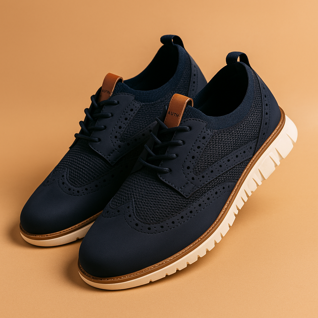 Brogue detail shoe side profile