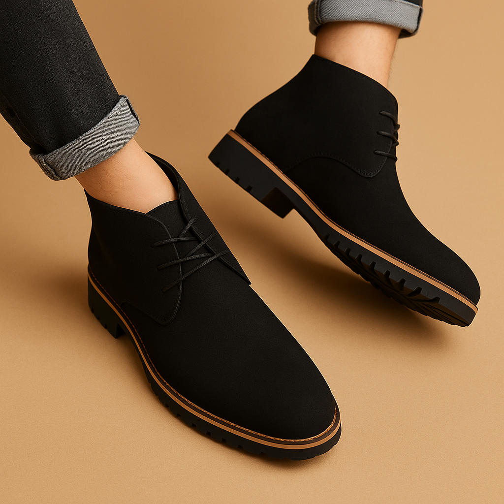 Men's business shoes side profile