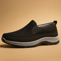 Men's knit slip-on trainer side view