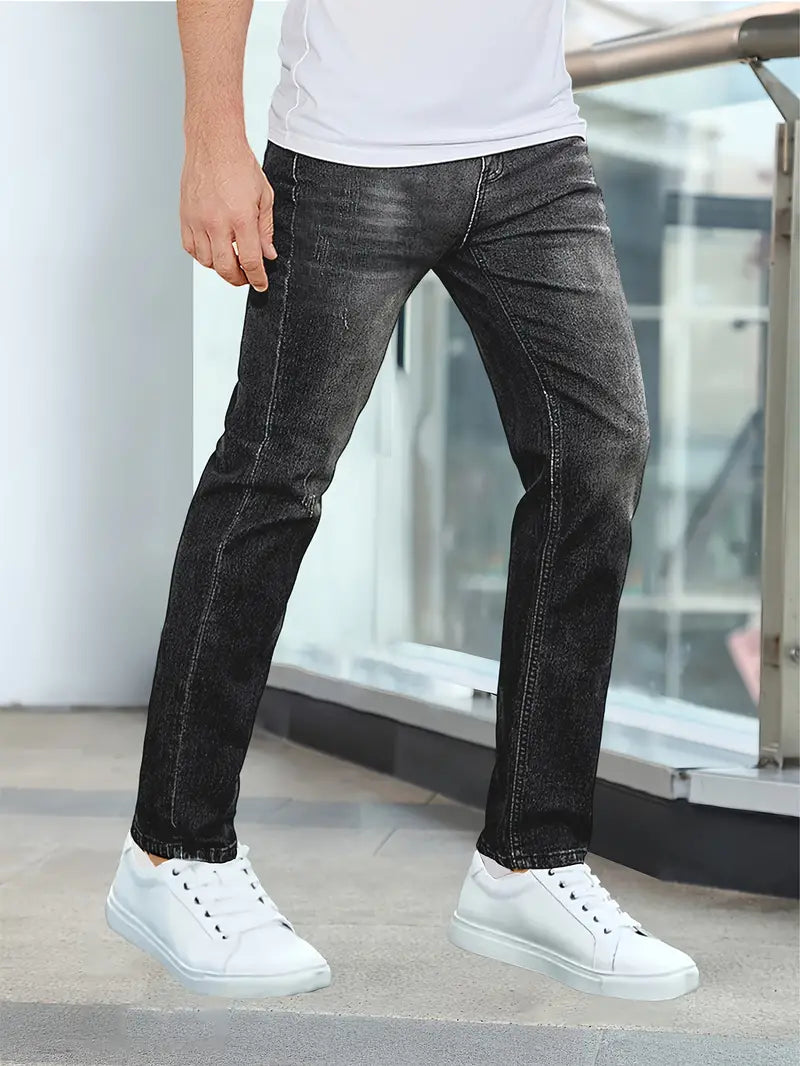 Casual denim jeans side view