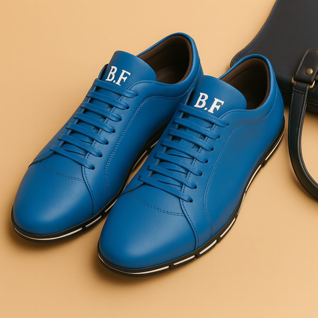 Men's lace-up shoes front view