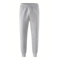Grey men's jogger sweatpants front view