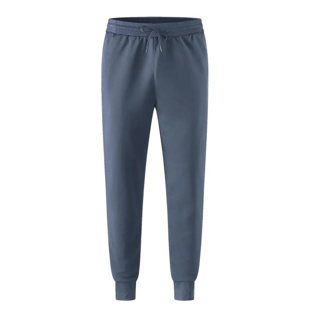Coffee brown men's jogger sweatpants front view