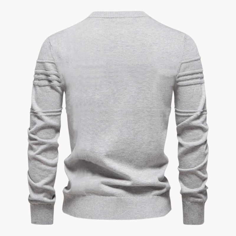 Men's cotton jumper full outfit view