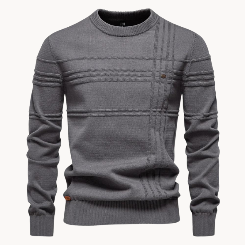 Men's cotton jumper back view