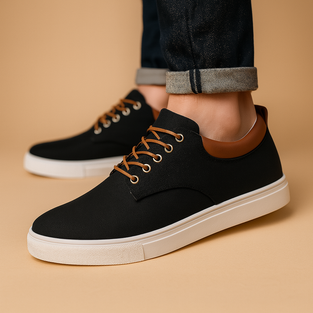 Men's slip-on shoes full product display