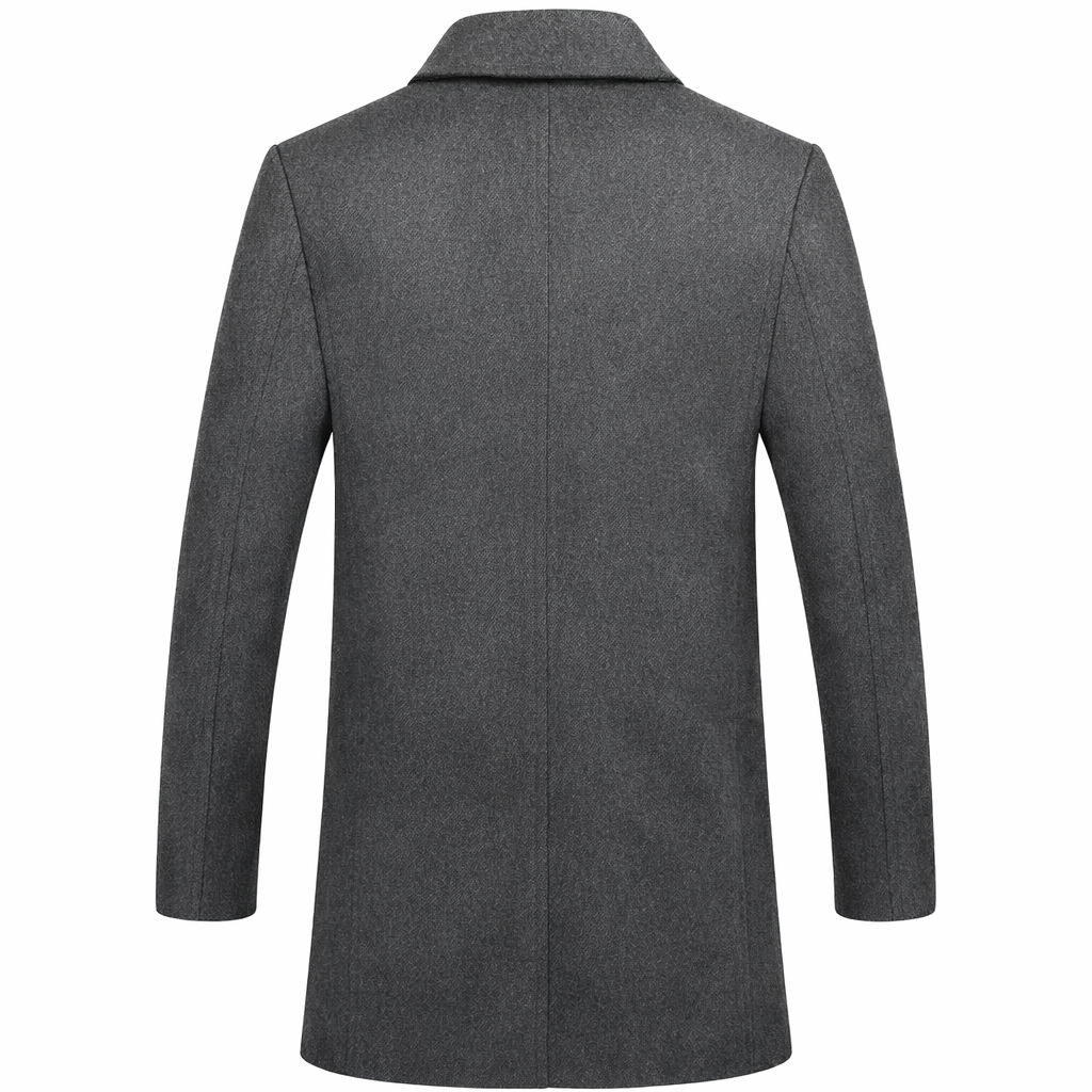 Close-up of lapel collar