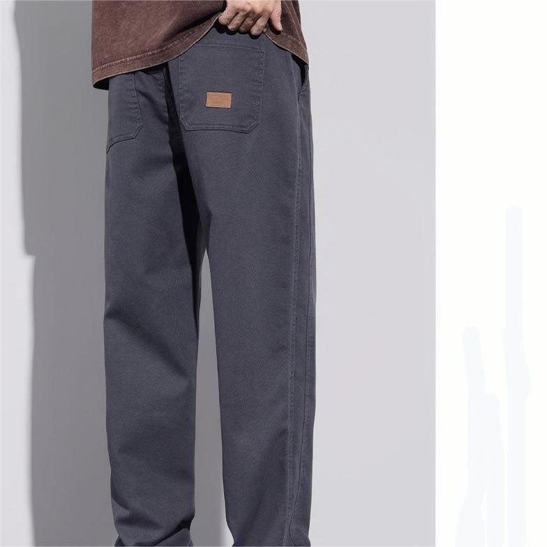 Men's trousers fabric texture close-up