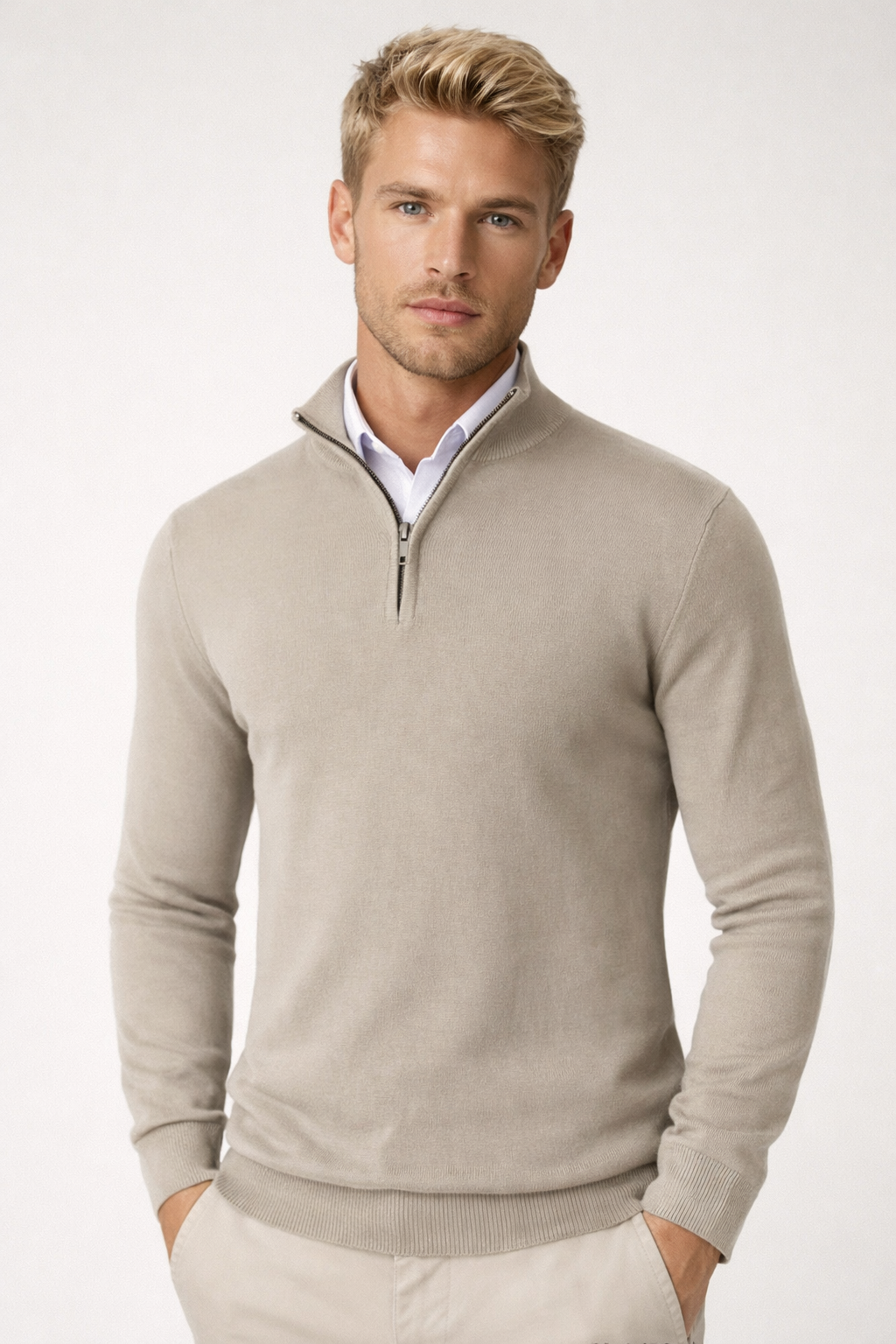Men's jumper colour options displayed