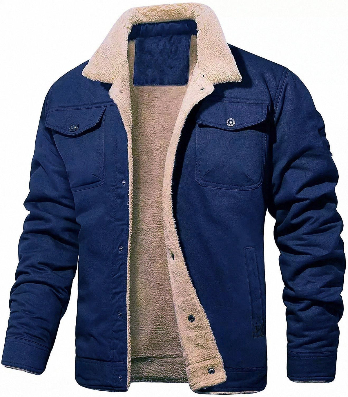 Bomber jacket side view