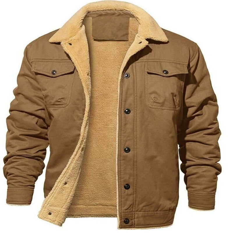 Bomber jacket worn with T-shirt