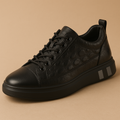 Black men's trainers front view