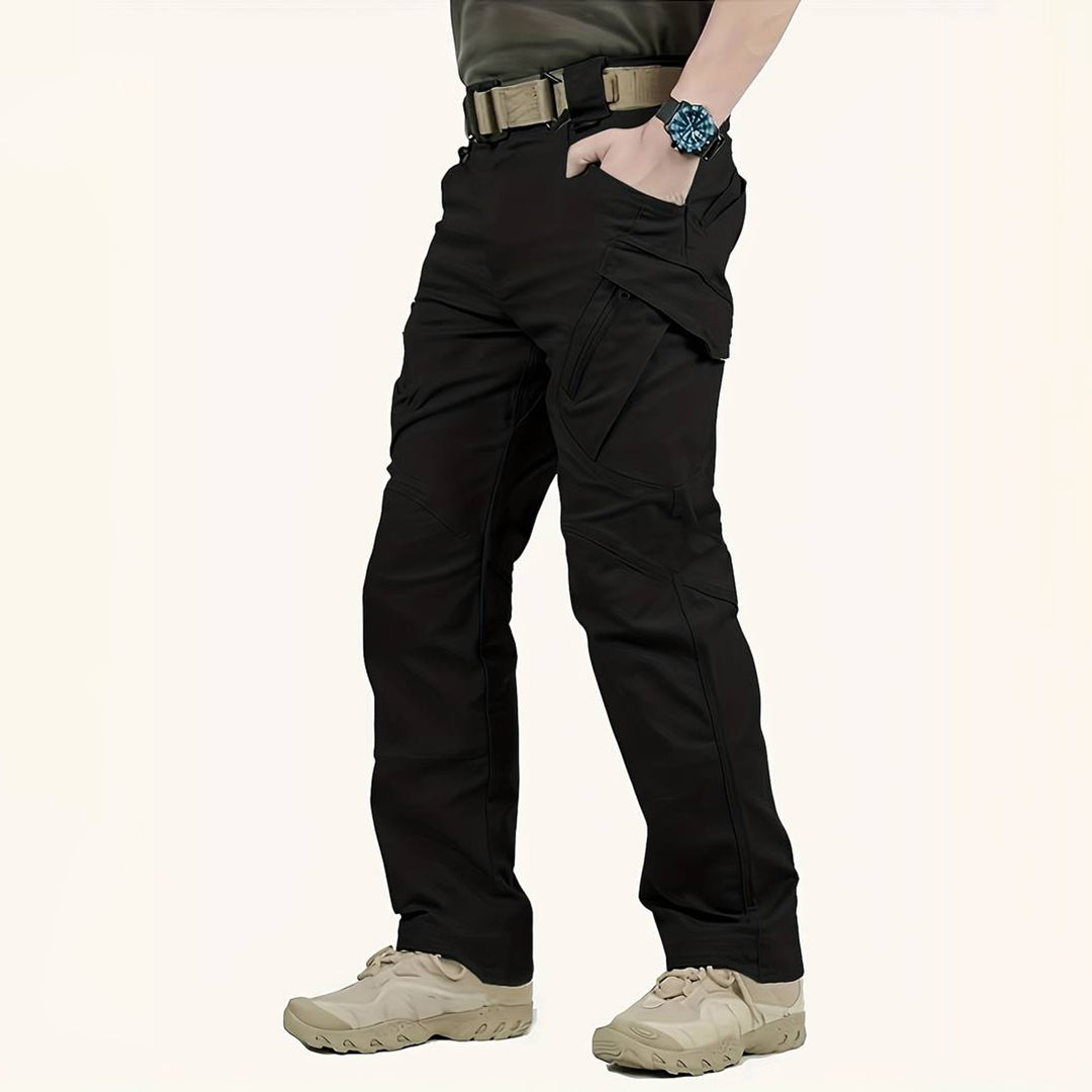 Close-up of reinforced knee fabric