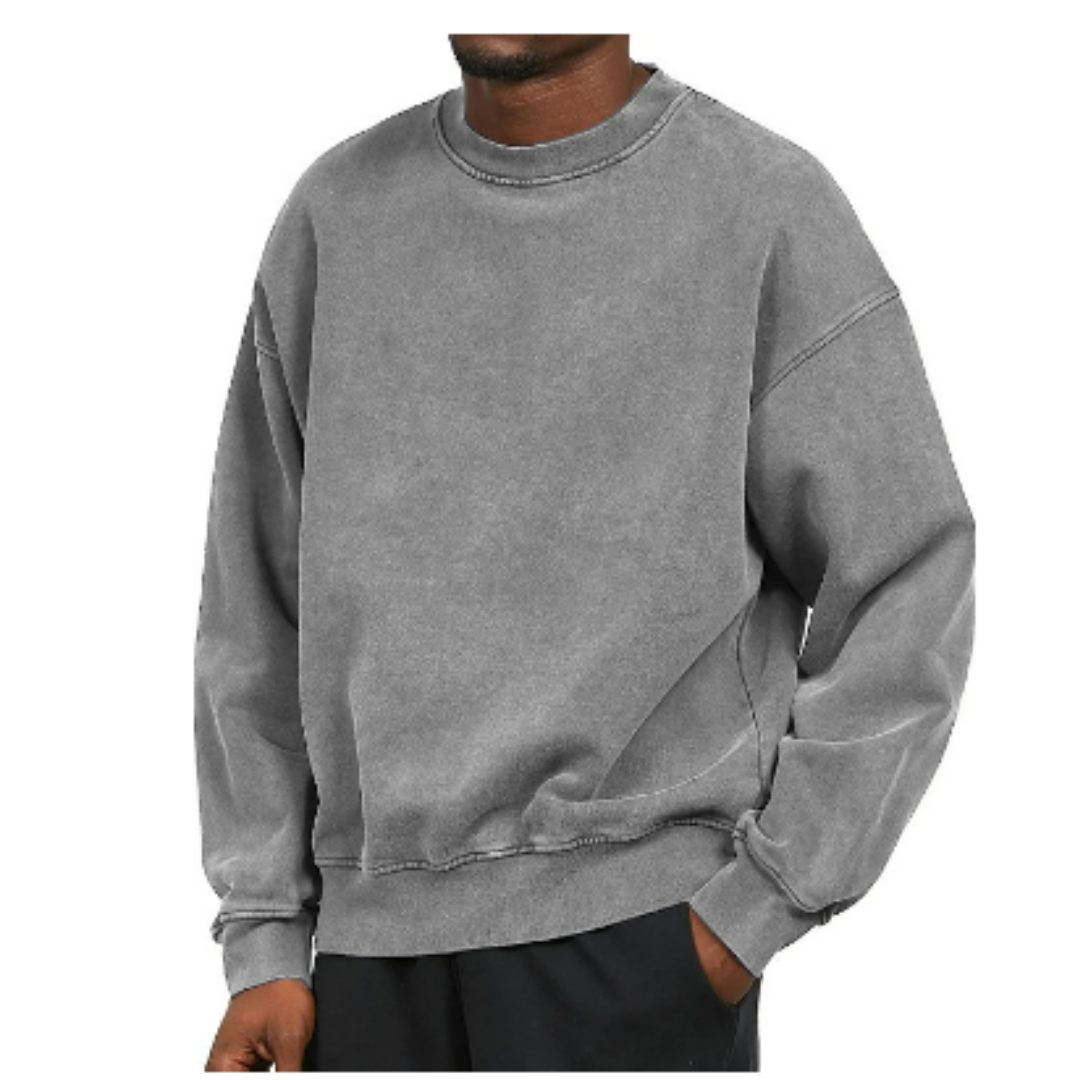 Oversized sweater back view