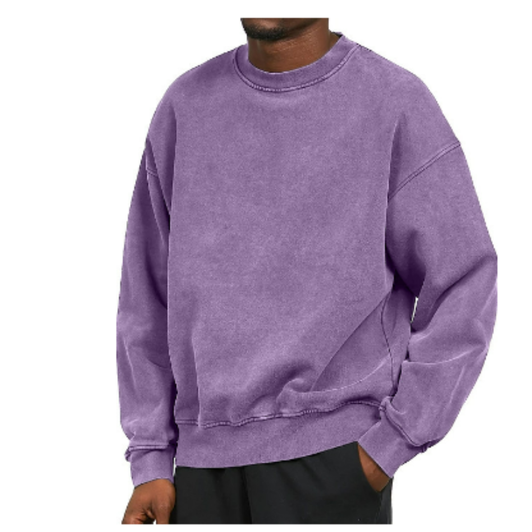 Oversized sweater side view