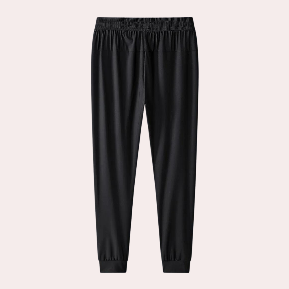Men's jogger trousers with elastic waistband
