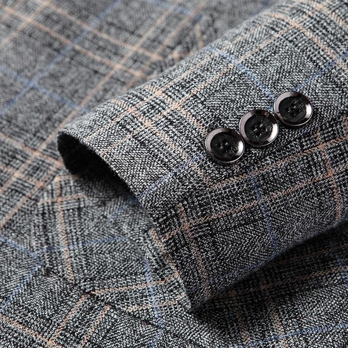 Blazer worn with trousers