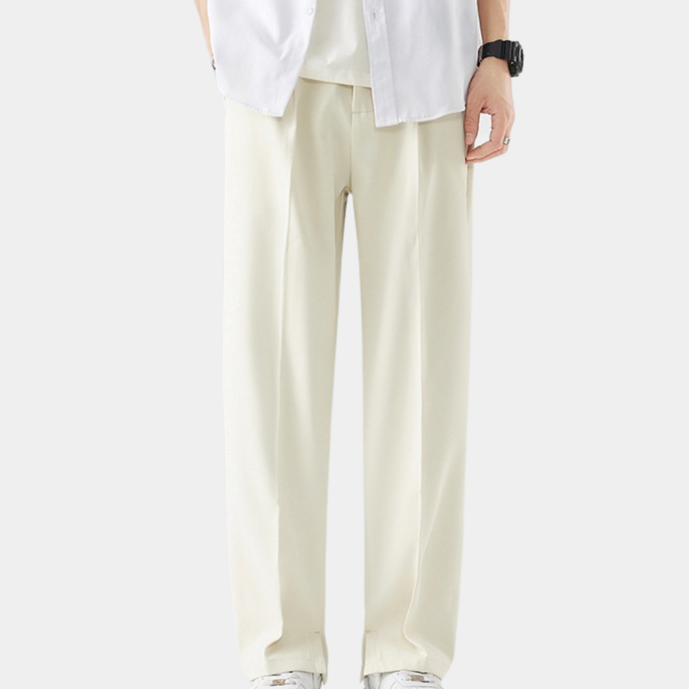 Men's relaxed fit trousers front view