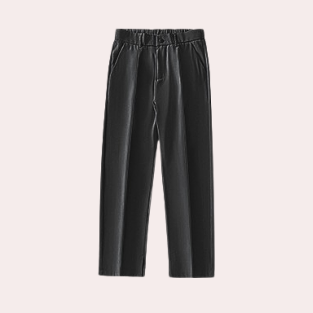 Men's trousers with elastic waistband detail