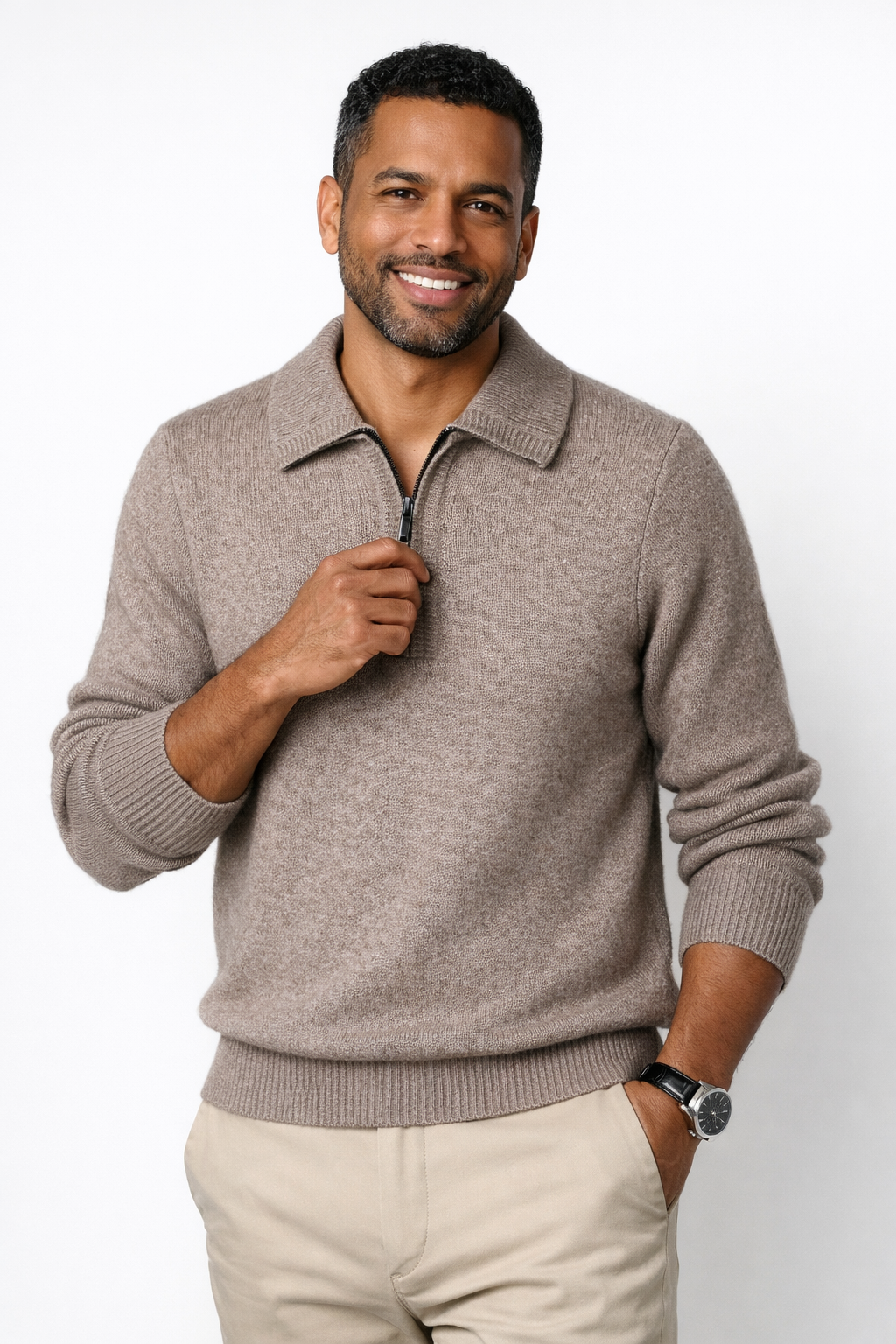 Close-up of sleeve and cuff detail