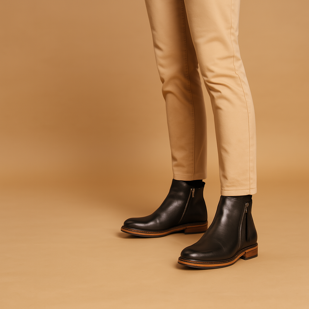 Men's ankle boot back view