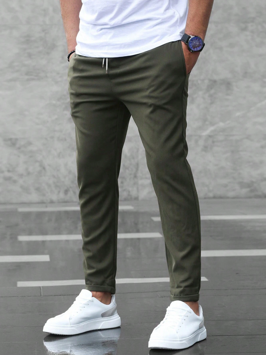 Detail shot of jogger pocket