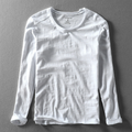Men's slim fit long sleeve top front view