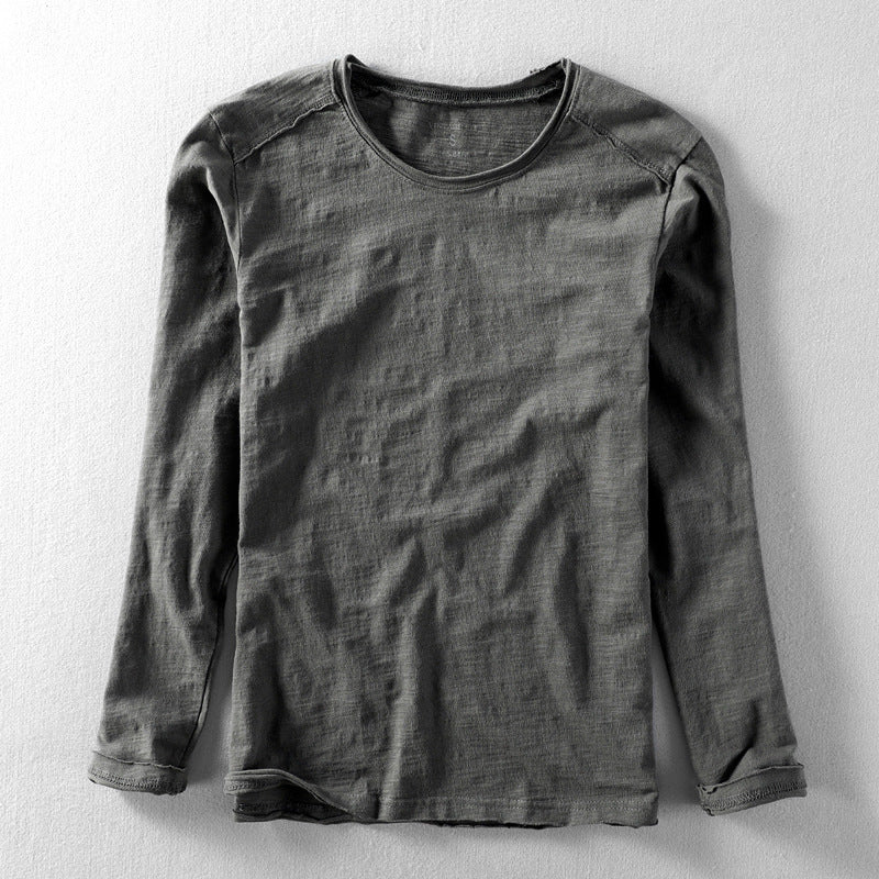Men's slim fit top side view