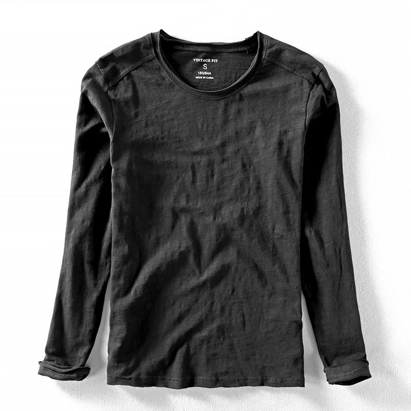 Men's long sleeve top fabric detail