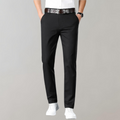 Men's slim fit chino trousers front view