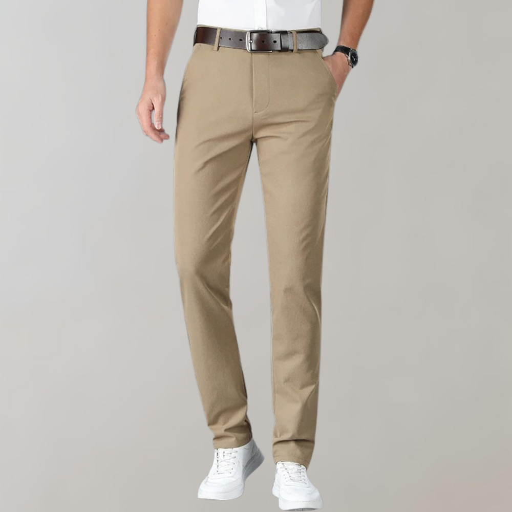 Men's slim fit chino trousers colour options