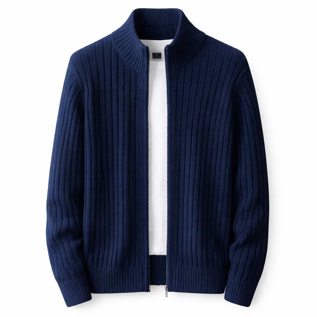 Men's slim fit gilet front view