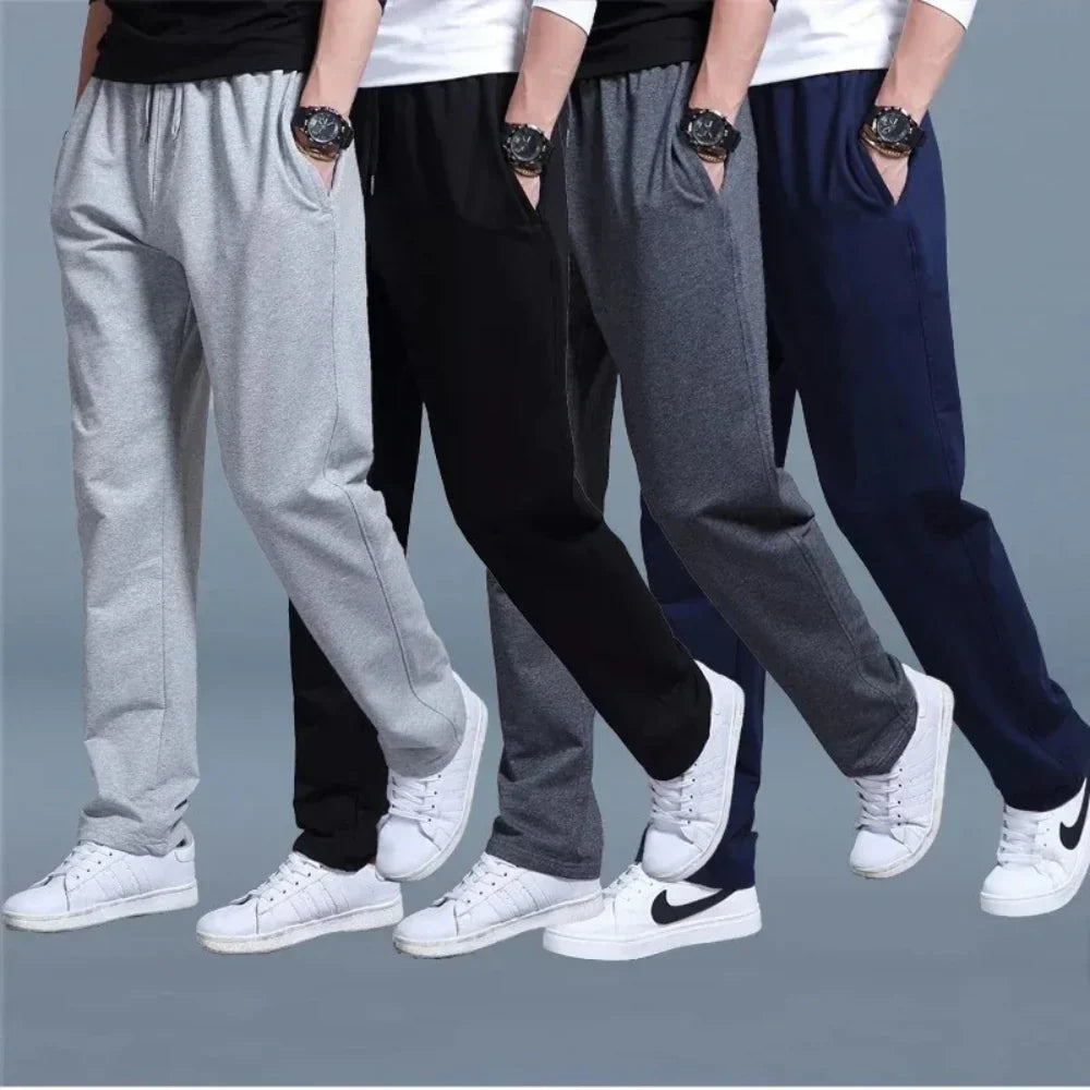 Men's joggers worn outdoors
