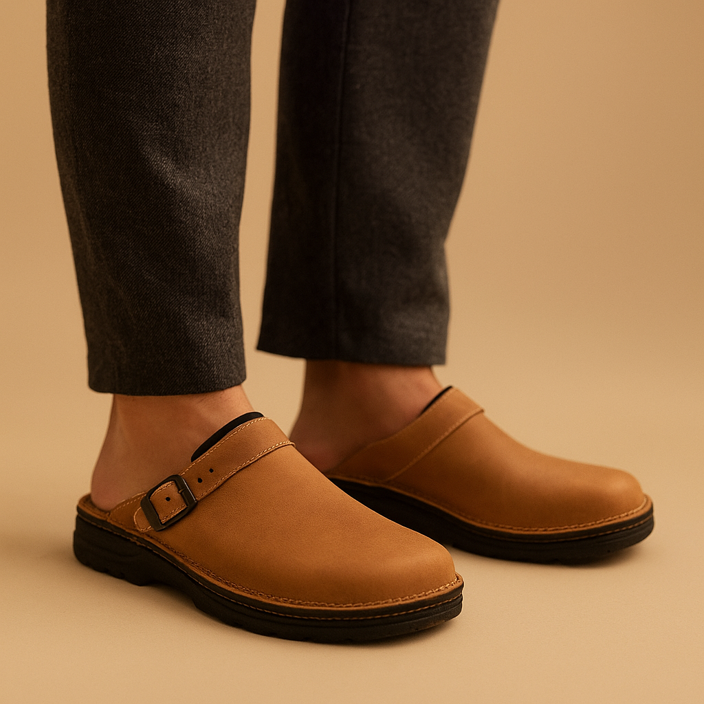 Men's classic slipper front view
