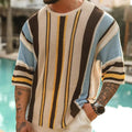 Striped jumper front view