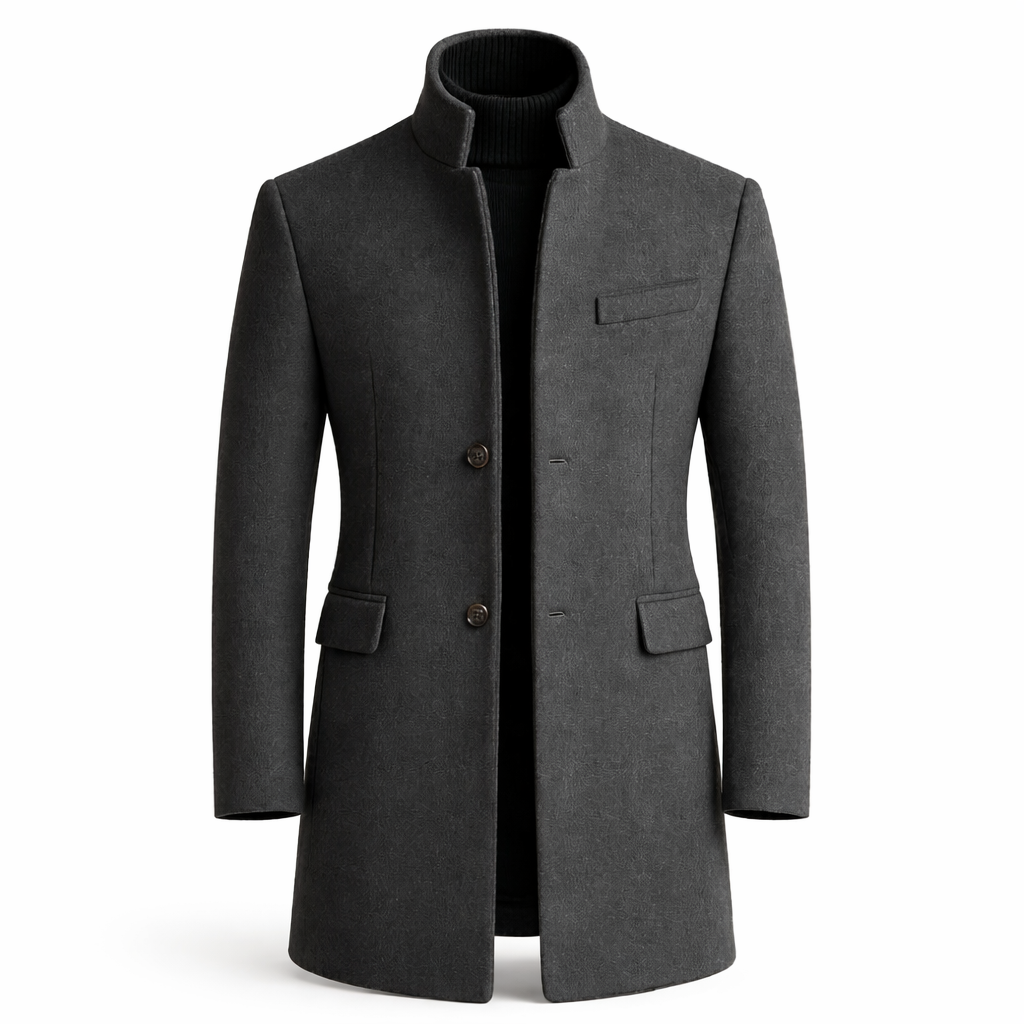 Overcoat back view detail