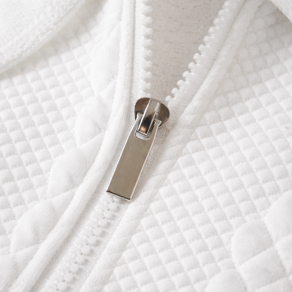 Quarter-zip sweatshirt in navy