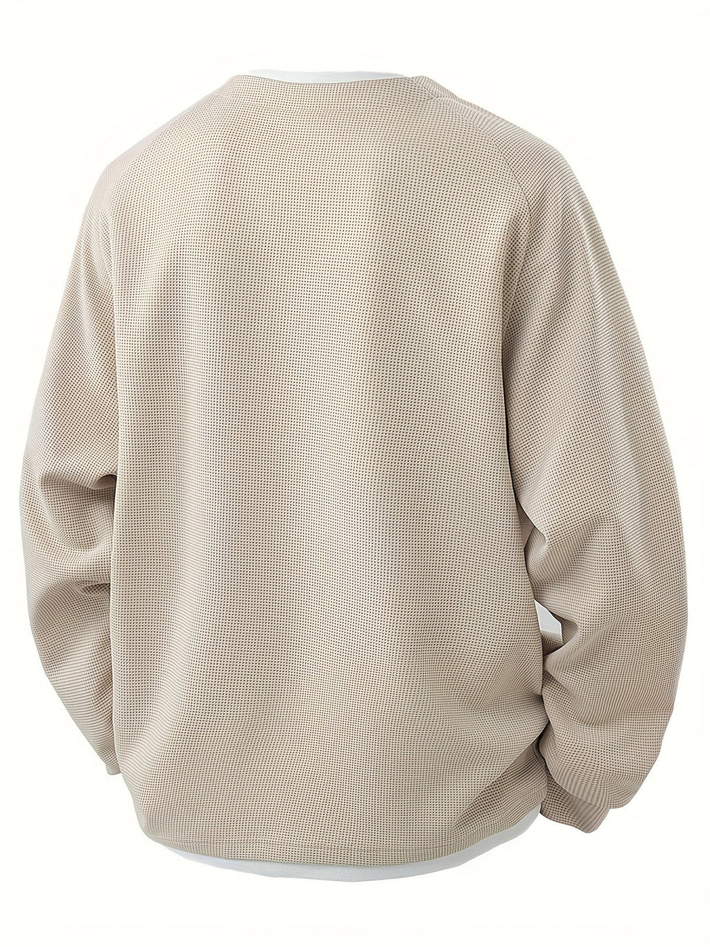 Men's jumper V-neck detail